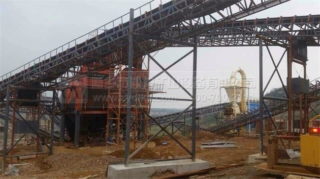 不同時產量骨料破碎生產線